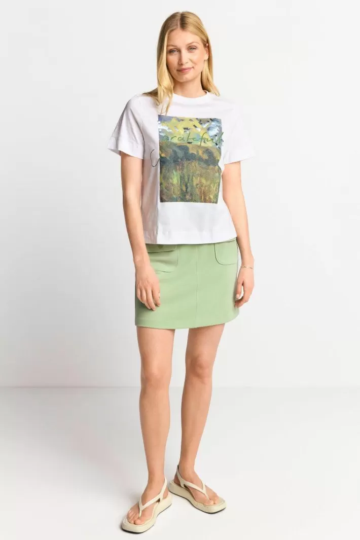 Damen Rich & Royal Weißes T-Shirt Mit Print