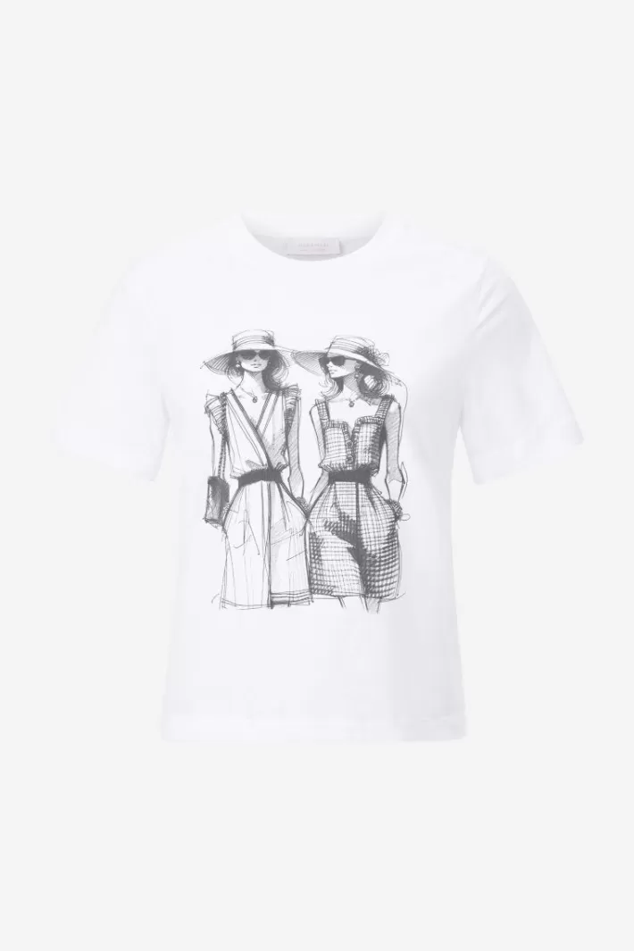 Damen Rich & Royal Weißes T-Shirt Mit Statement-Print