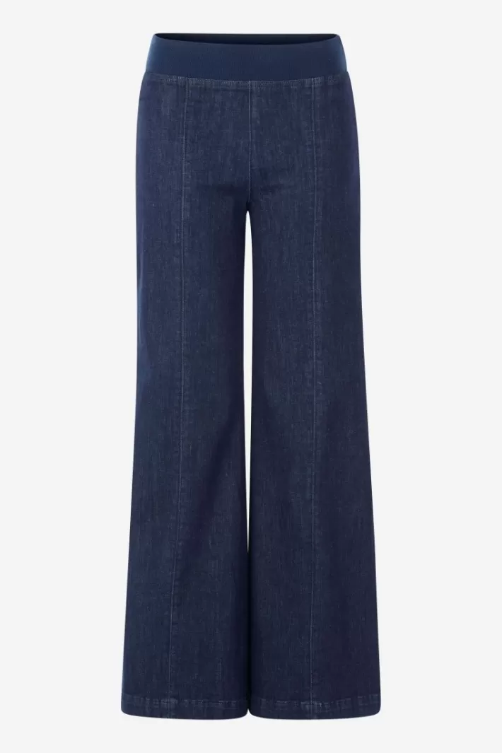Damen Rich & Royal Wide Leg Denim Mit Elastischem Bund