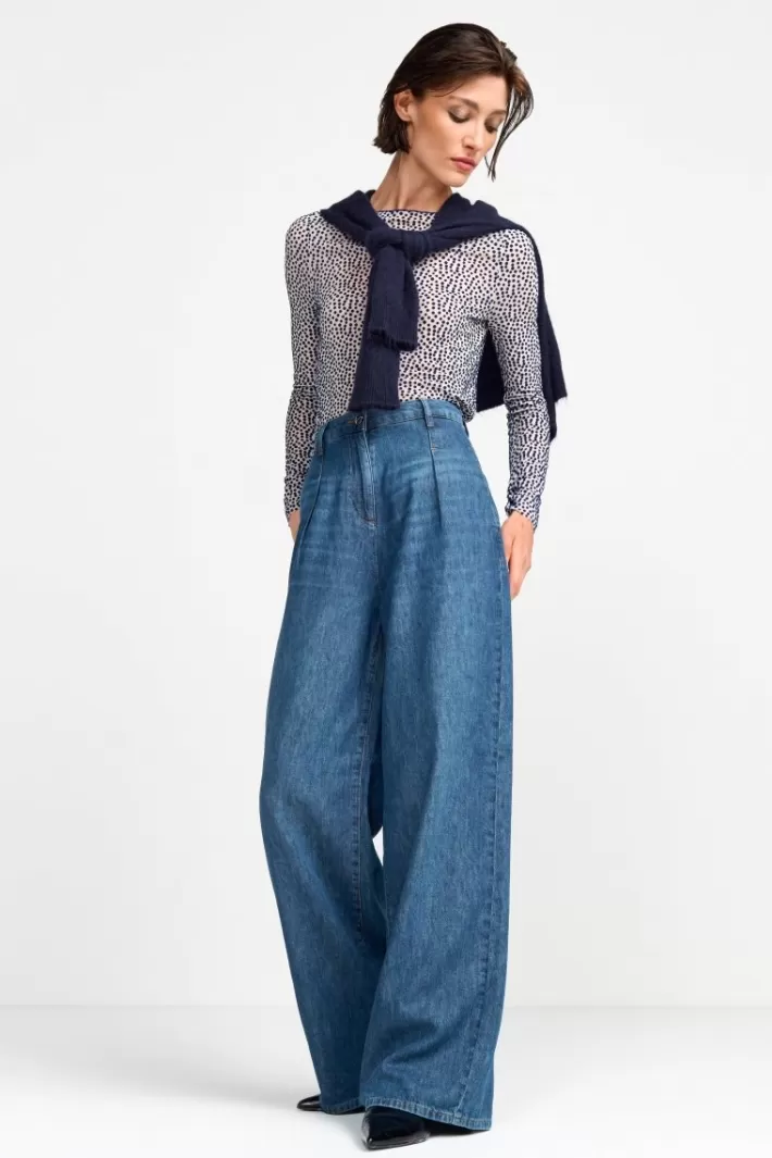 Damen Rich & Royal Wide Leg Denim Mit Hoher Taille