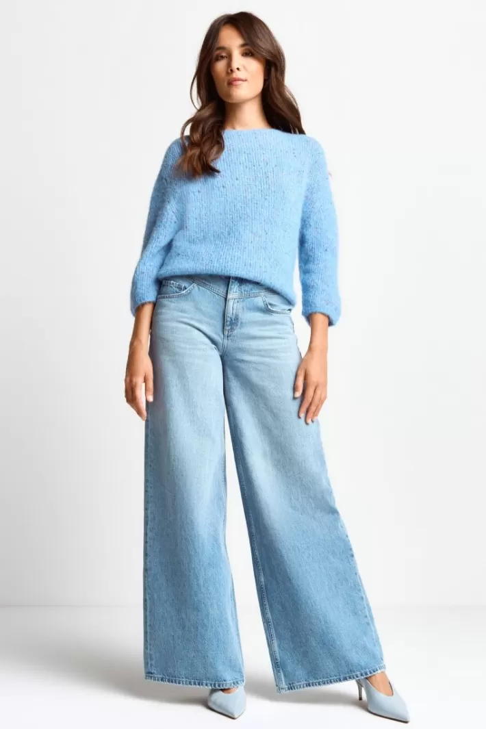 Damen Rich & Royal Wide Leg Denim Mit Passe