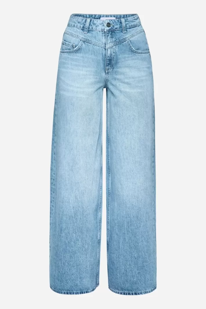 Damen Rich & Royal Wide Leg Denim Mit Passe